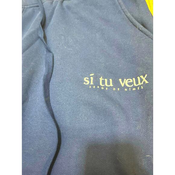 Si Tu Veux Blue Men’s Superstack Sweatpants - Picture 4 of 5